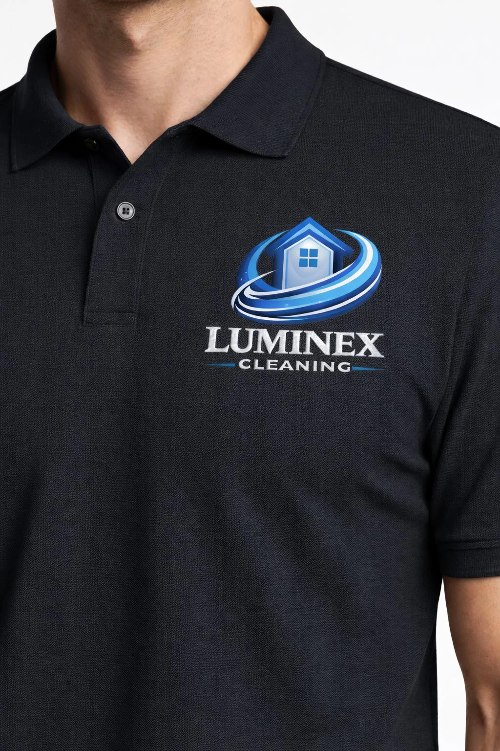 Professional cleaner at work